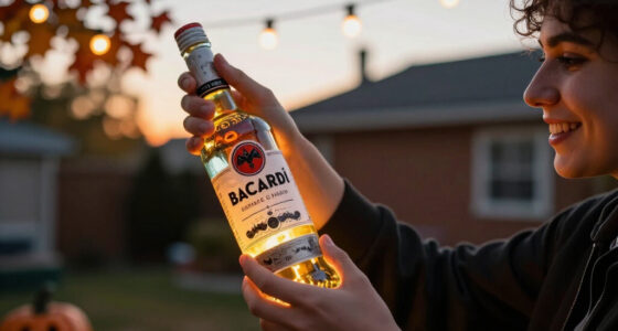 Glow-In-The-Dark Rum Bottles: BACARDÍ Rum Features A Limited-Edition Halloween Bottle