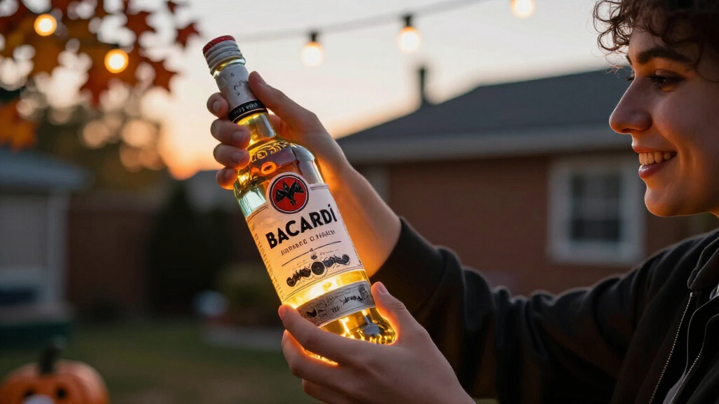 Glow-In-The-Dark Rum Bottles: BACARDÍ Rum Features A Limited-Edition Halloween Bottle